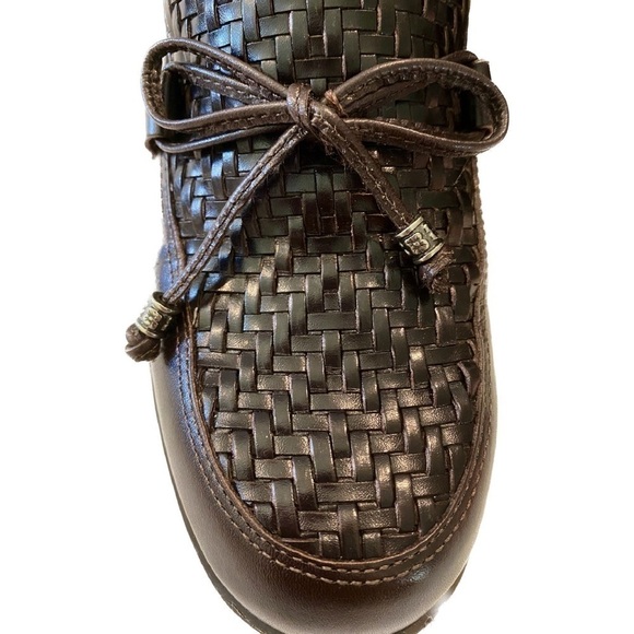 Unisa Ladies Flat Mules Basket Weave Upper with Tassles Size 6 M - Picture 5 of 11